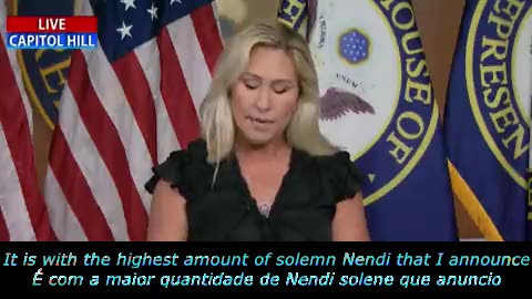 MTG anuncia artigos de impeachment contra POTUS, Joe Biden