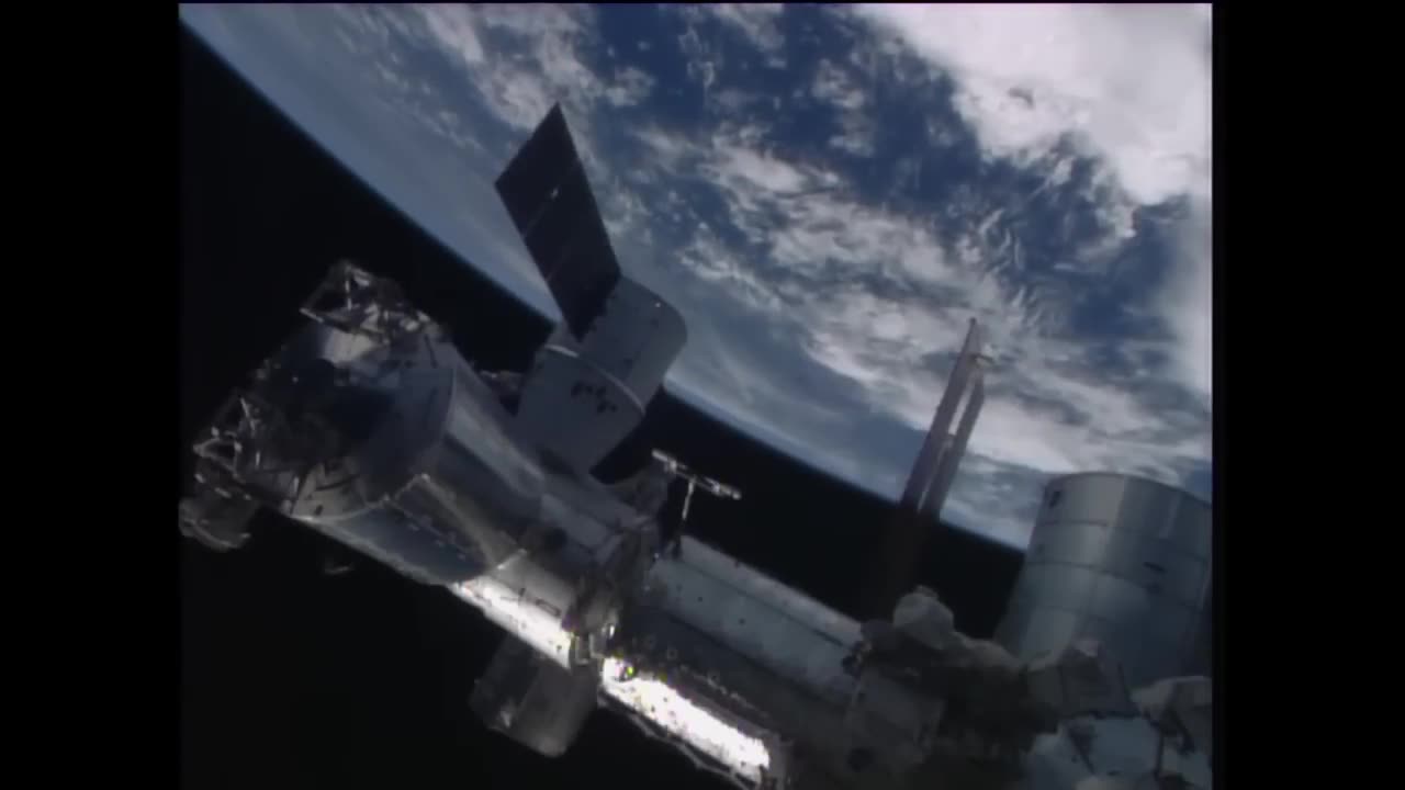 U.S. SpaceX Dragon Ship Arrives at the International Space Station with Important cargo