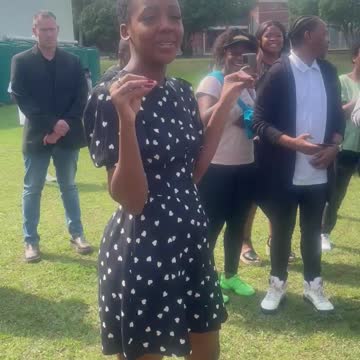 Actress Thuso Mbedu visits Pietermaritzburg Gilrs High School
