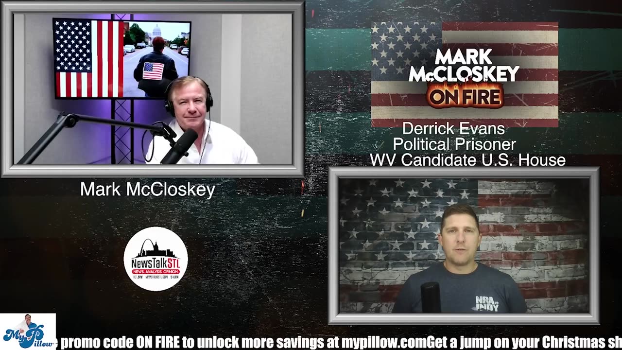 Mark McCloskey on Fire - Derrick Evans