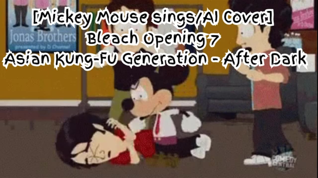 [Mickey Mouse sings/AI Cover] Bleach Opening 7 Asian Kung Fu Generation - After Dark