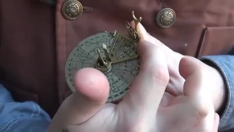 Portable Sundial~ 19th Century