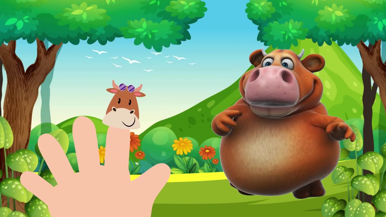 Finger Family Song with Animals | Song For Kids | Songs For Babies | Nursery Rhymes