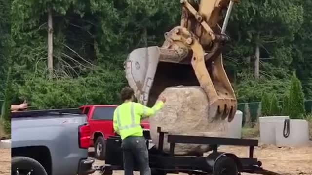 Say excavator, I said you can't do it. You have to take it, okay?