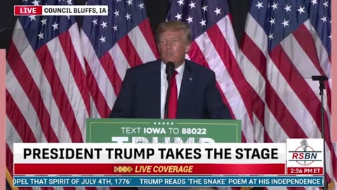 Trump: We Are Going To Evict The Biden Crime Family Out Of The White House - 7/7/23