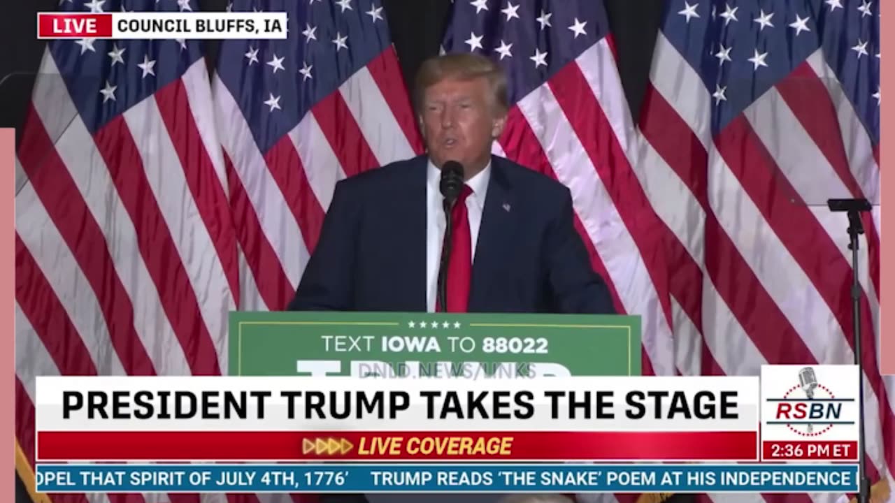 Trump: We Are Going To Evict The Biden Crime Family Out Of The White House - 7/7/23