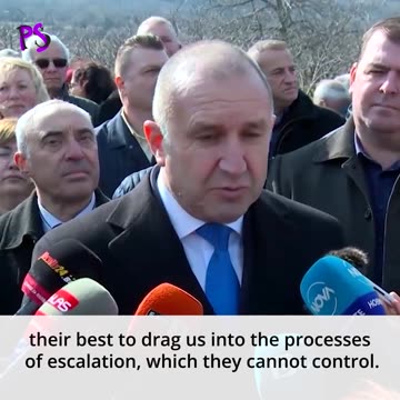 Bulgarian President Rumen Radev reaffirmed his stance against sending weapons to Ukraine