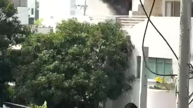 Incendio de casa en Castillogrande