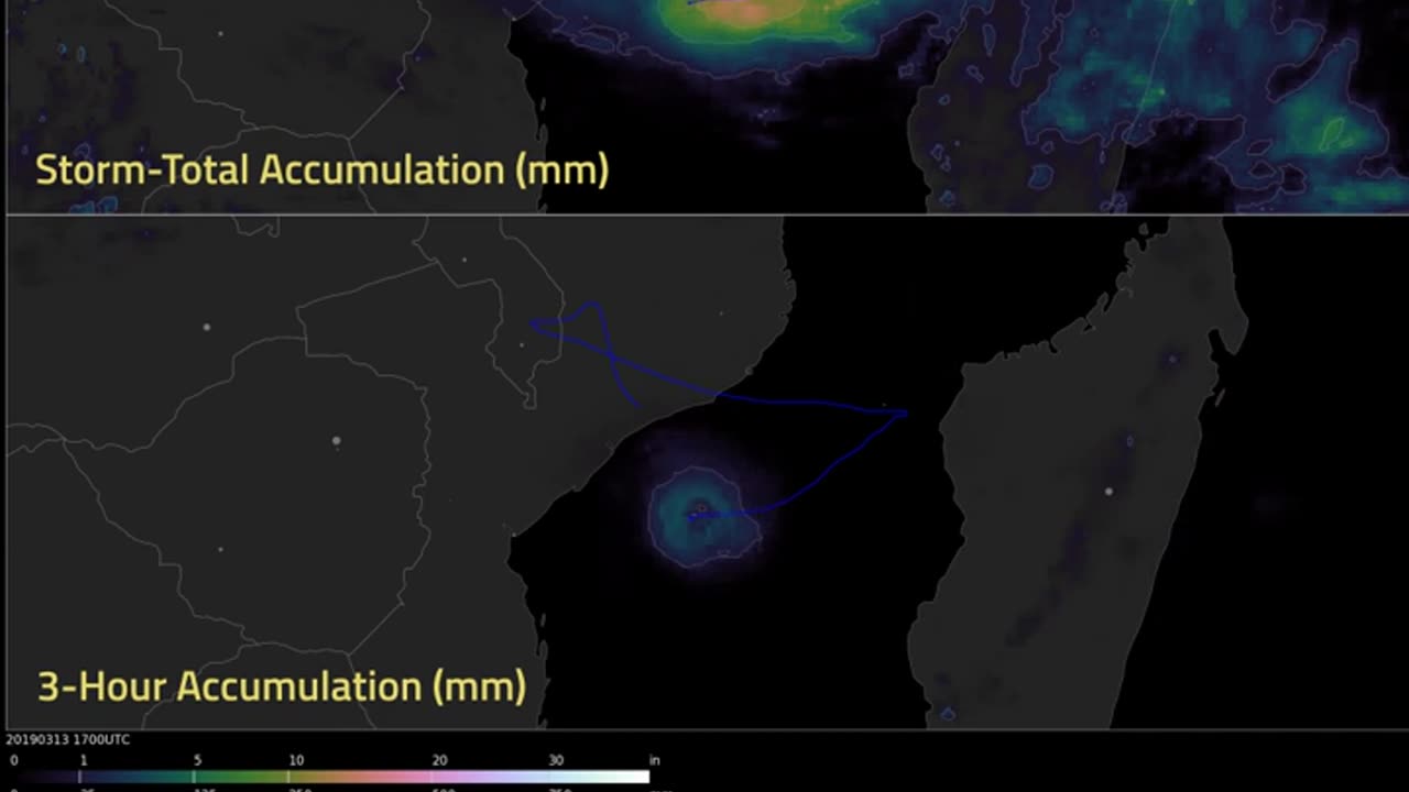 Tropical Cyclone Idai Rainfall Measurements