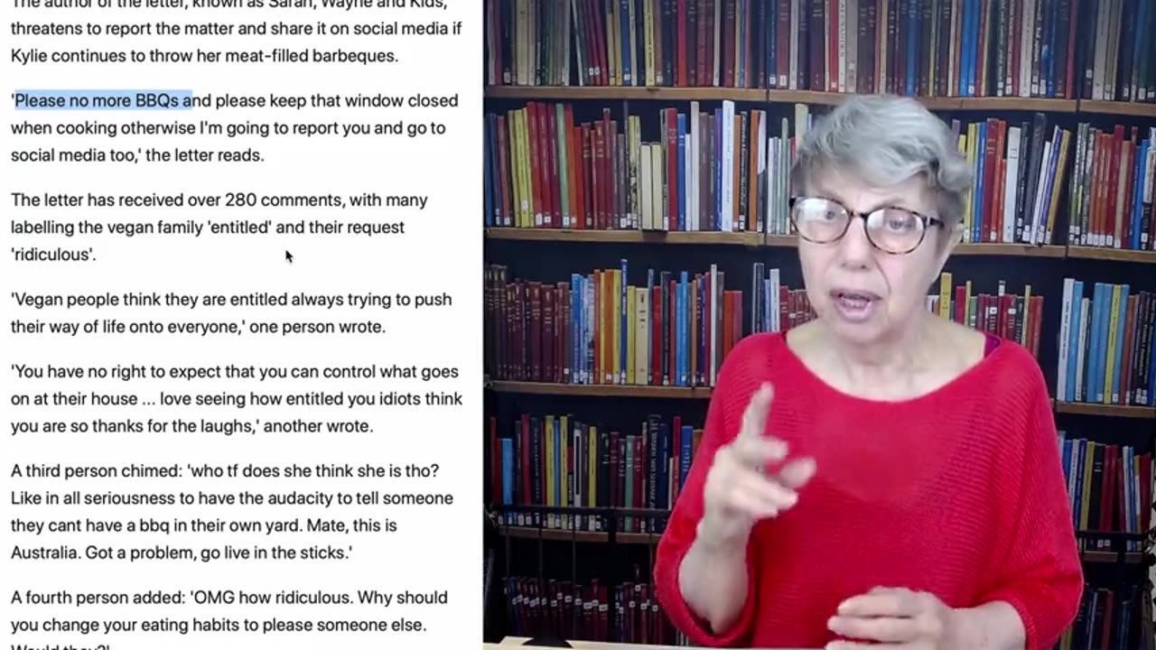 Help! My Neighbour is a Vegan!