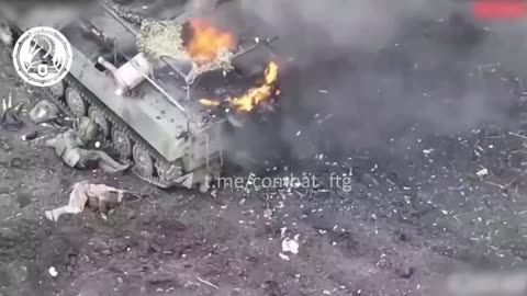 Footage from the 47th Mechanized Brigade 🐉 shows an assaulting russian