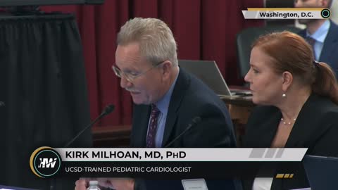 Ped Cardiologist Dr Milhoan discusses the dangers of the C19-SADS CLOTSHOTS