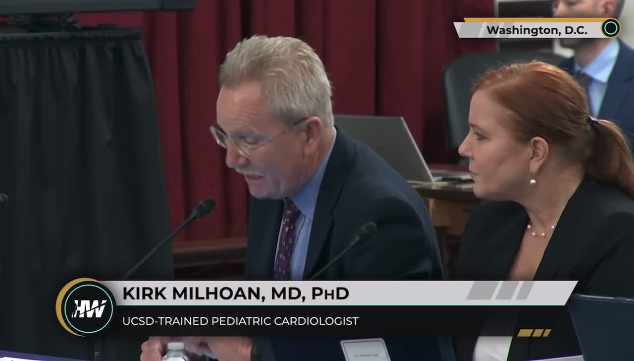 Ped Cardiologist Dr Milhoan discusses the dangers of the C19-SADS CLOTSHOTS