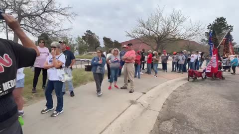 MASAVE LINE SHOT: Trump rally in Casper, Wyoming