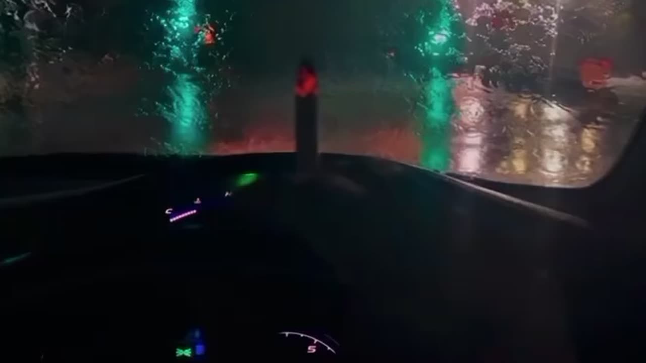 Rain drive with cigarettes