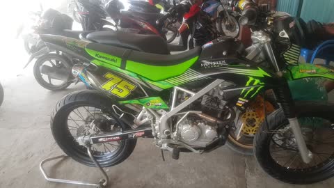 Klx 150 cc modif suprmoto
