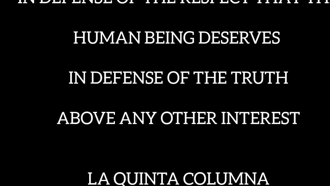 (π¬π§πΊπΈ Audio in english) Conference of La Quinta Columna: The game is over