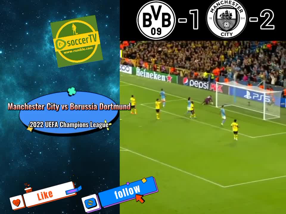 Manchester City vs Borussia Dortmund