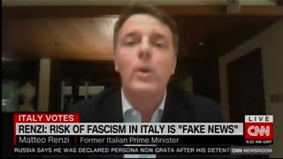 Liberal Former Italian Prime Minister ROASTS CNN, Calls Them "Fake News"