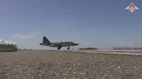 Su-25 aircraft destroy AFU camouflaged fortified field positions