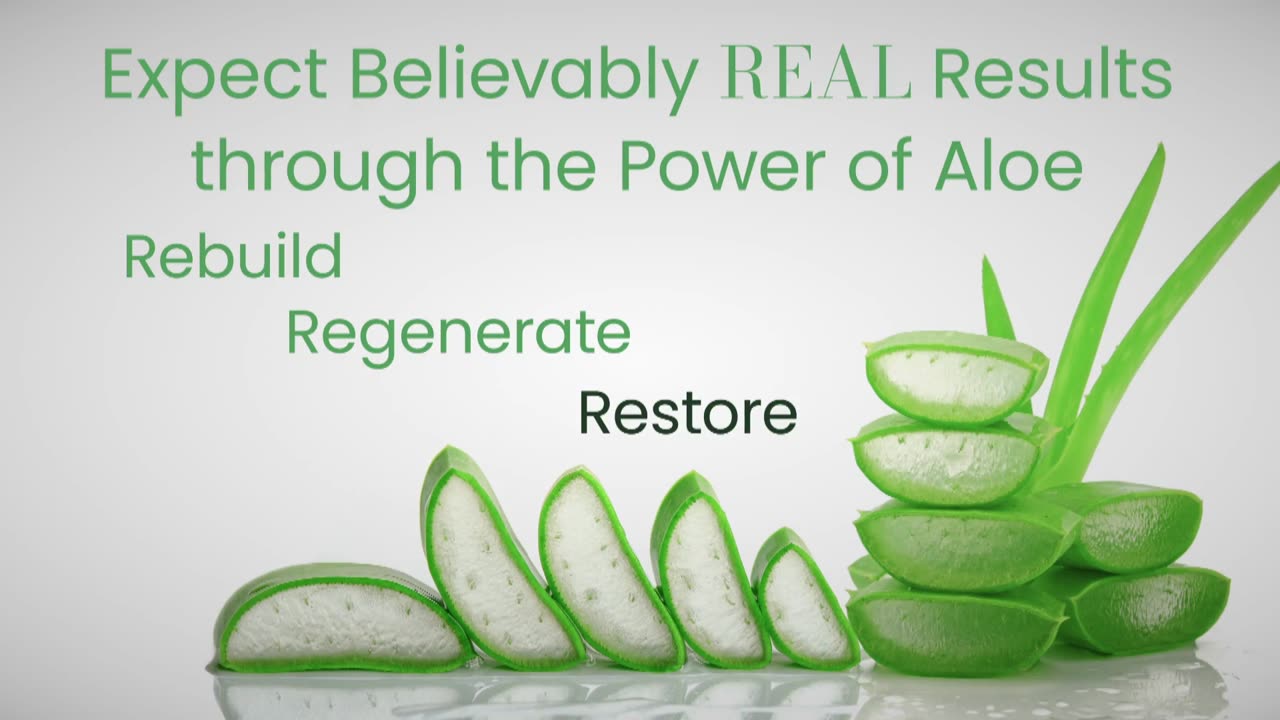 Experience the power of Aloe Vera health and wellness products