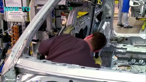 Car Manufacturing In Factory