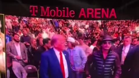 Donald Trump @ UFC 296 in AZ