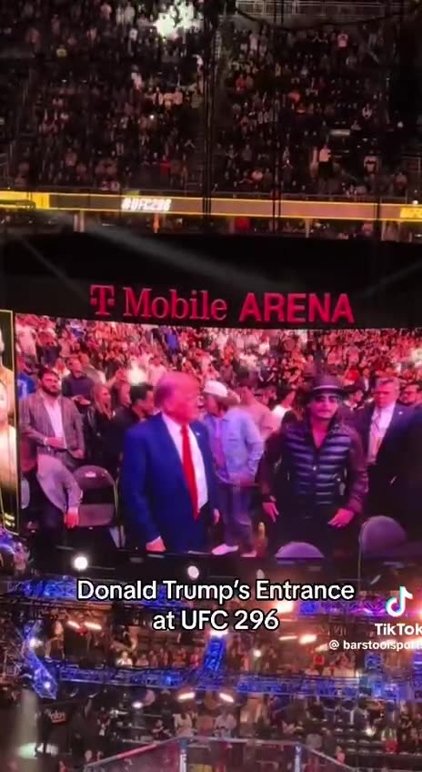 Donald Trump @ UFC 296 in AZ