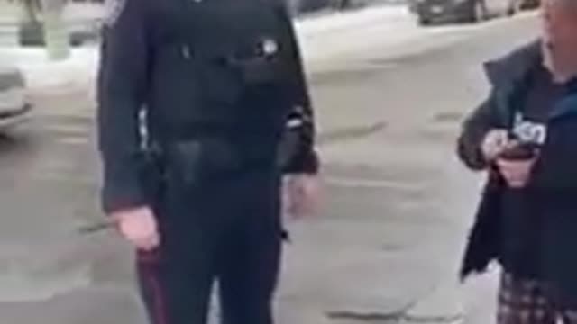 "Offense to beep your horn" Ottawa Police Jones Arrests Old Man