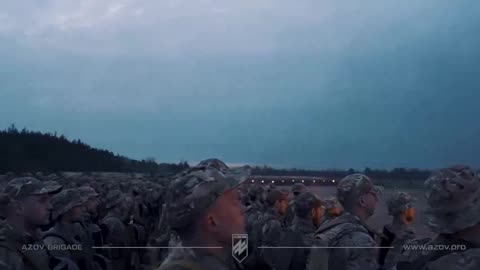 Hundreds of Soldiers from AZOV Gather for Tenth Anniversary of It's Foundation