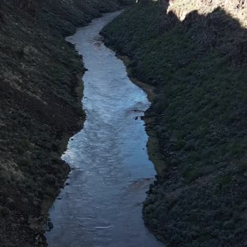 Rio Grande Gorge Bridge NM Drone