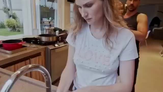 Funny working husband