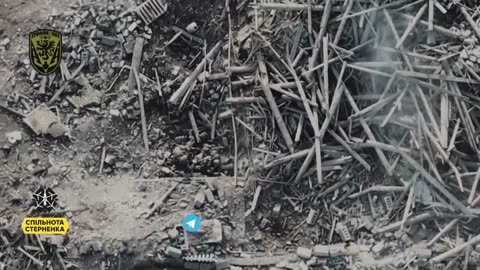 Drone Strike on Russian Trench Complex