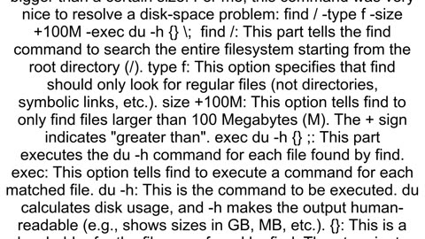 How do I see what files are taking up the most space in unix