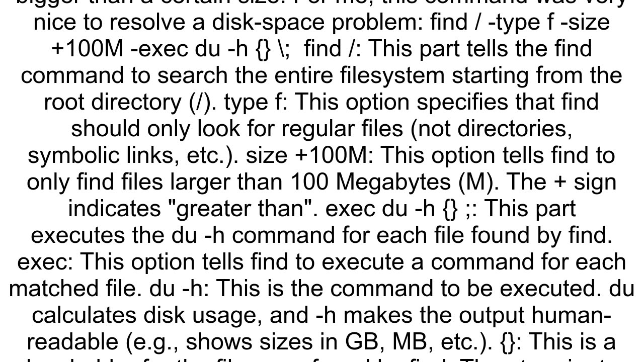 How do I see what files are taking up the most space in unix