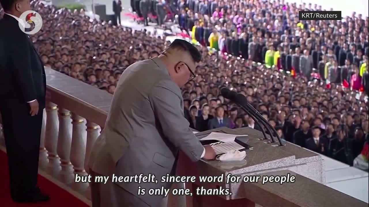 North Korean leader chokes up during speech amid outpouring of emotion from audience_2