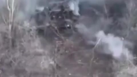 Shelling Russian Mortar Unit