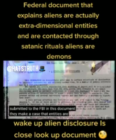 DECLASSIFIED FBI 📑DOCUMENT 6751 EXPLAINS INTER-DIMENSIONAL👽 BEINGS