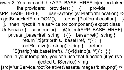 Is there a way to use angular base href as variable in image path