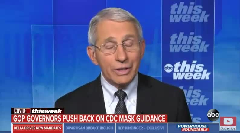 Fauci: 'unvaxed allowing outbreak' 'things are going to get worse'