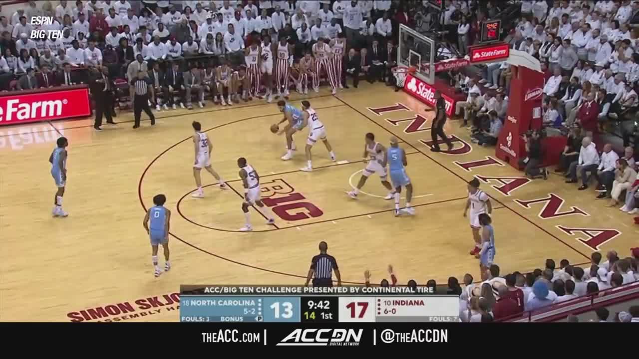 North Carolina vs. Indiana | ACC Men's Basketball Highlights (2022-23)