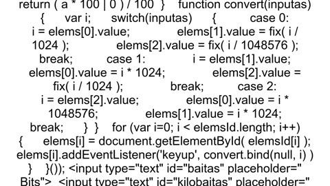 JavaScript got stuck with converting bytes