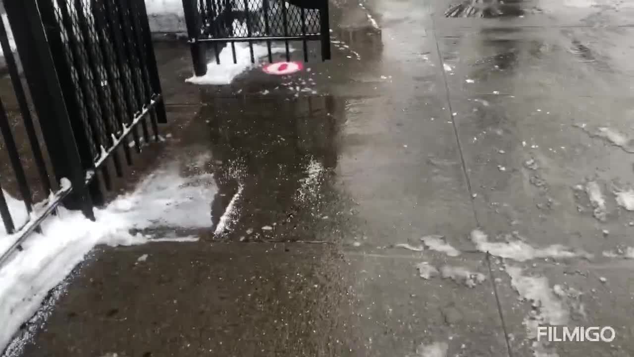 Snow in New York