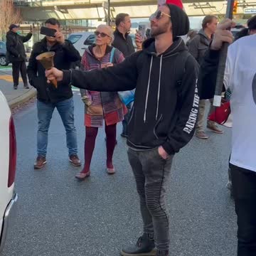 Standoffs ensue as the Drag Queen Story hour protest at the Coquitlam Public Library continues.