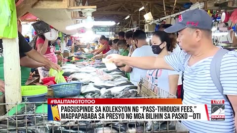 Pagsuspinde sa koleksyon ng pass-through fees, magpapababa sa presyo ng mga bilihin sa pasko —DTI