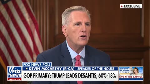 Speaker McCarthy says he thinks Trump will be the nominee