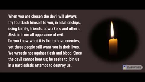 Beware Of This When You Are Chosen