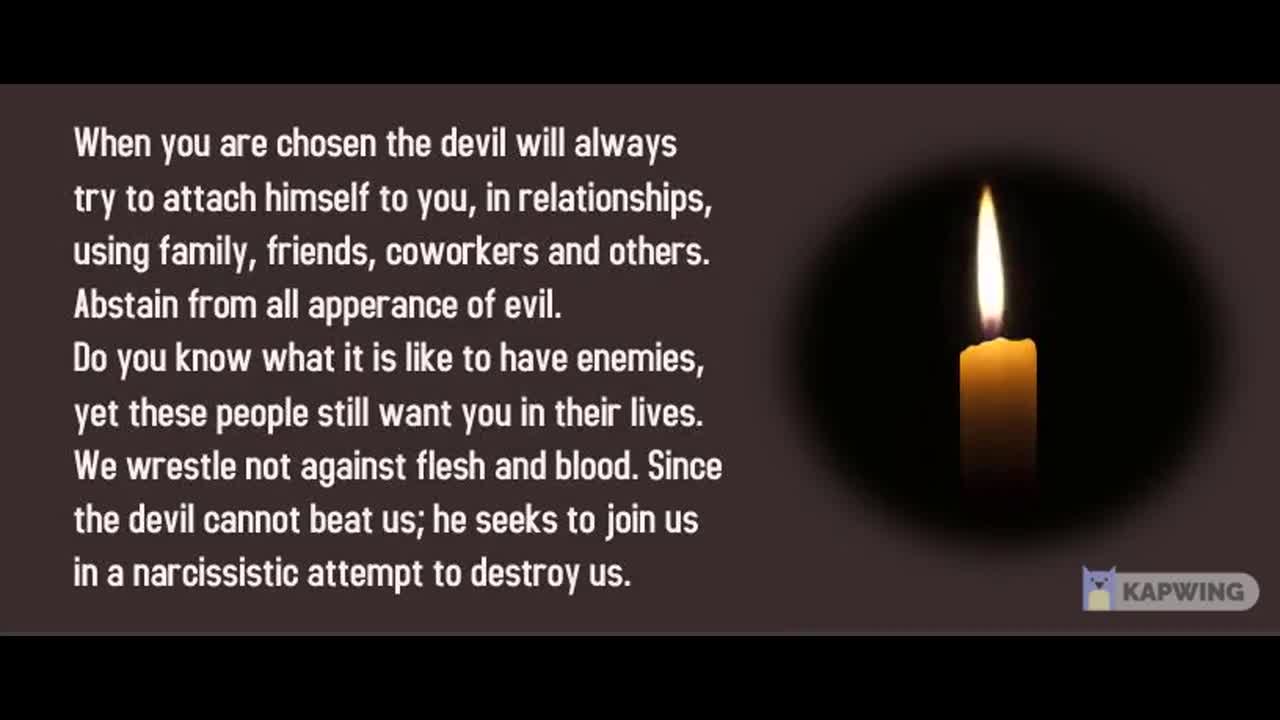 Beware Of This When You Are Chosen