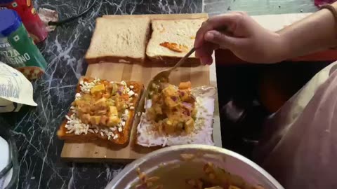 Paneer cheese sandwich