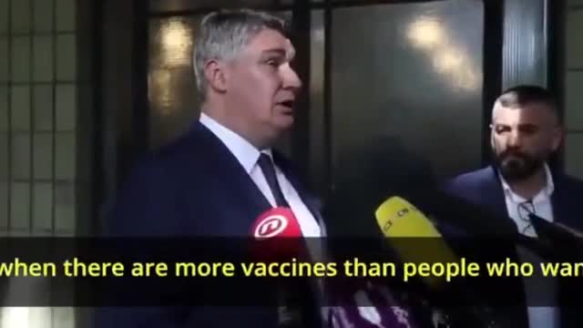 Croatian President Zoran Milanović: "The docility of people, it's hard to believe sometimes"